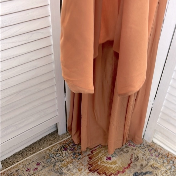 INDAH l Revolve Anjeli Maxi Dress Namibia Side Slits Drop Neck Open Back NWT L - Picture 8 of 15